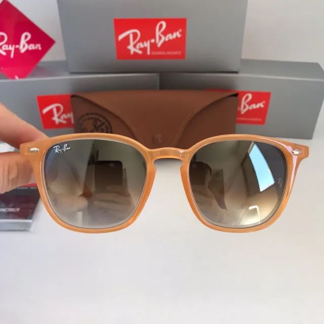 Óculos de Sol ray ban RB4258 Caramello Lentes de cristal - Foto 6