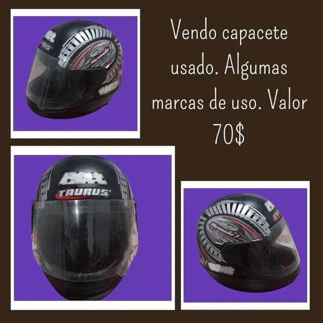 Vendo casco discount de moto usado