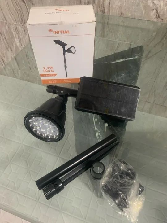 Luminária Solar com Sensor de Movimento 2,2W 200LM - Foto 2