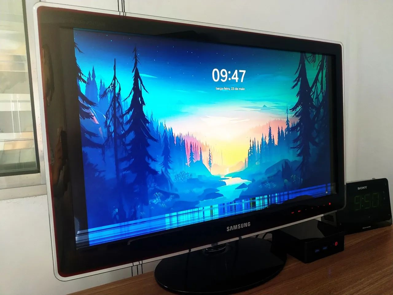Tv 24 Polegadas Samsung, Hdmi, Tambem É Monitor (não Envio) video no youtube - Foto 5
