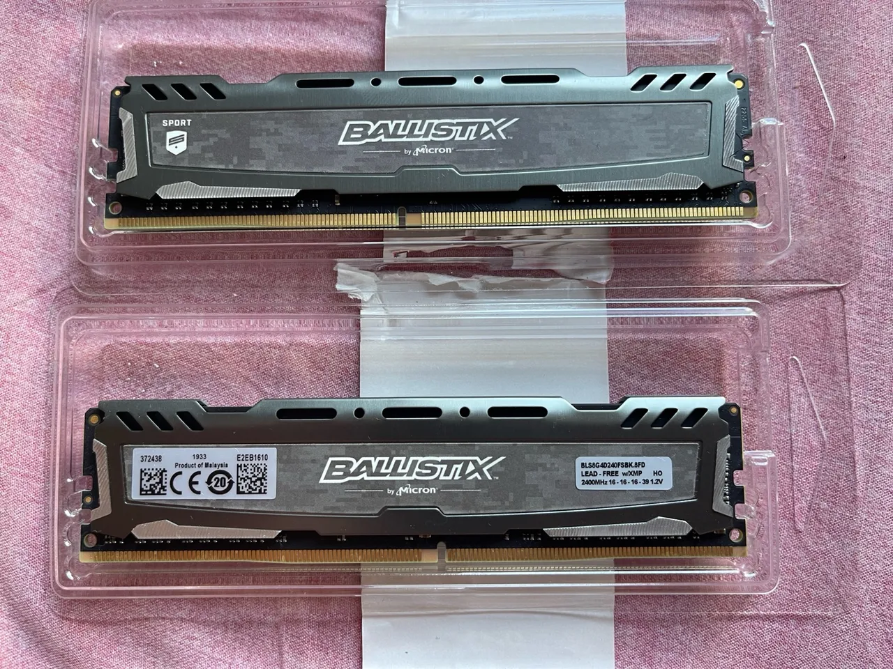 Memória RAM Ballistix 16GB DDR4 2400MHz
