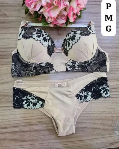 Conjunto lingerie calcinha e sutiã novos modelos  - Foto 2
