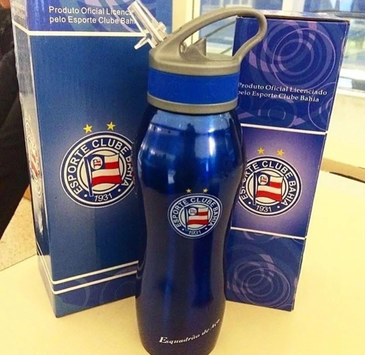 Garrafa de Água Ec Bahia Oficial