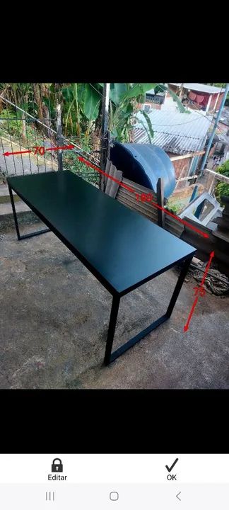 Mesa estilo industrial  - Foto 3