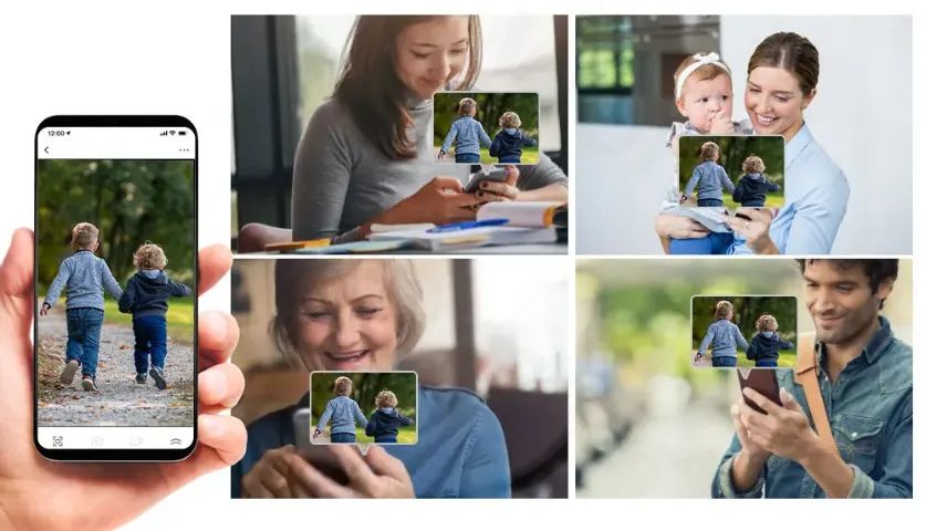 Câmera de vigilância Interna/Externa, lente dupla, WiFi, 6MP, 4K, Visão Noturna, ICSee,PTZ - Foto 4
