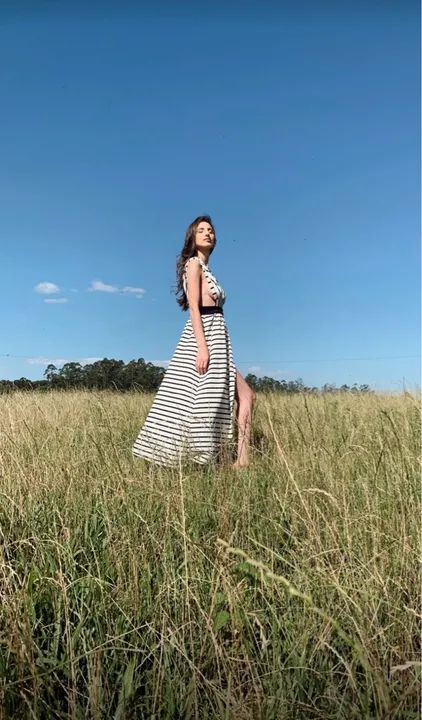 Vestido casual para o dia a dia 