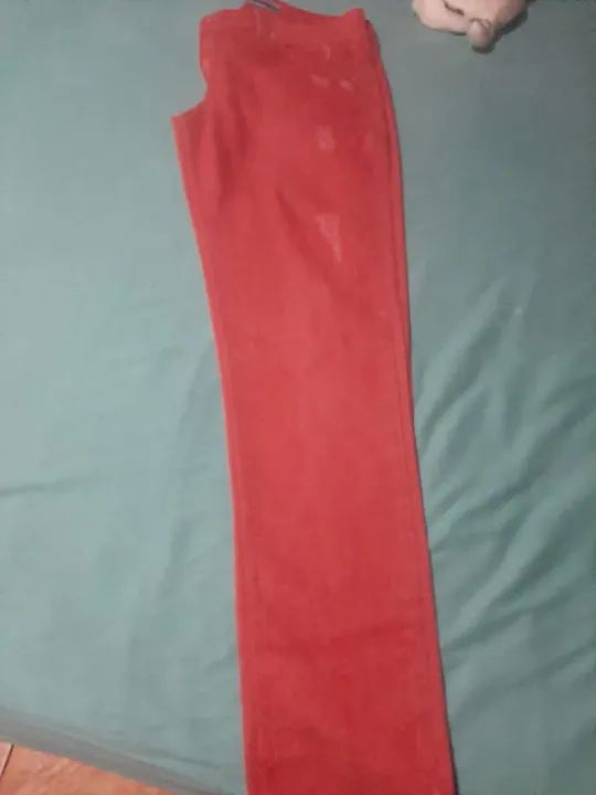 Calça Jeans Vermelha - Foto 5