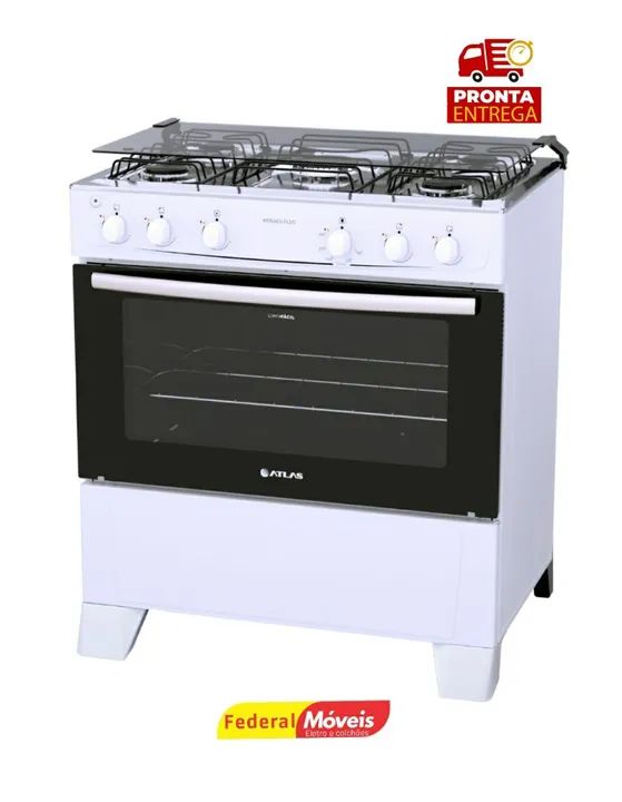 Fogão 5 Bocas Acendimento Automático Novo Fazemos Entrega 