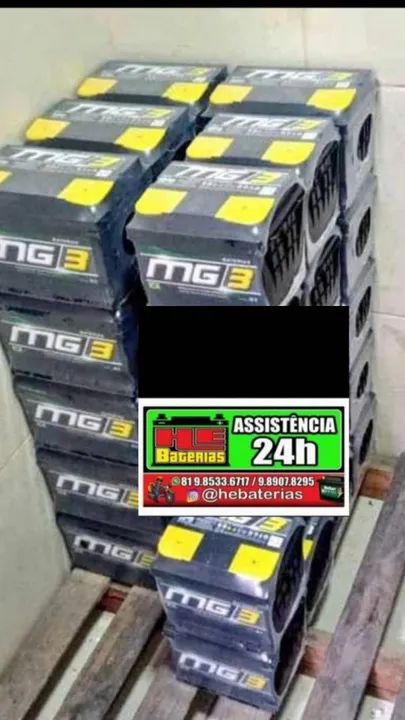 Bateria mg3 60ah entrega 24horas
