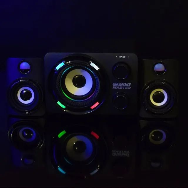 Subwoofer Caixa de Som Gamer LED *ENTREGA GRÁTIS* - Foto 2