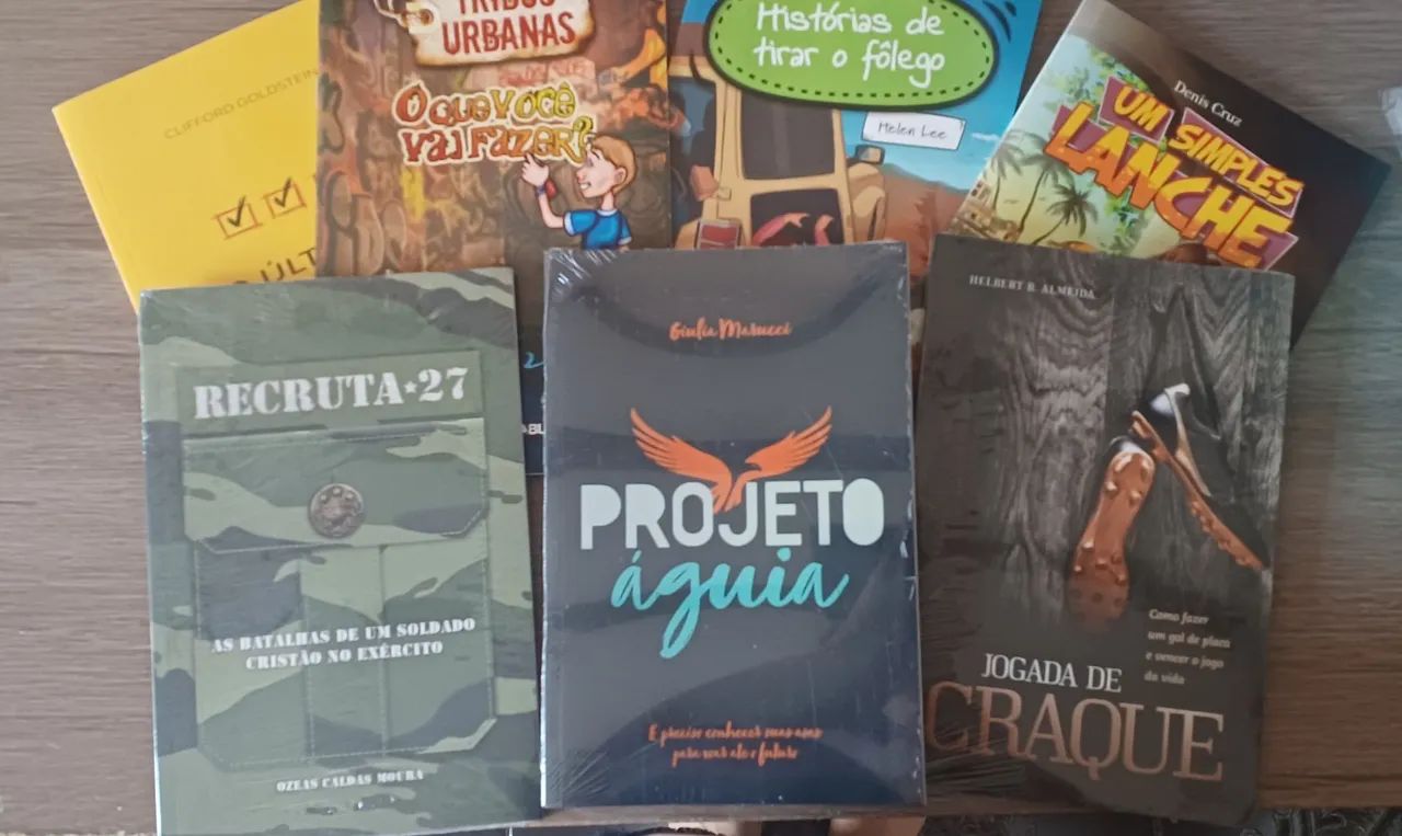 Diverso livros Paradidaticos da Educação adventista em perfeitos estados aparência de novo