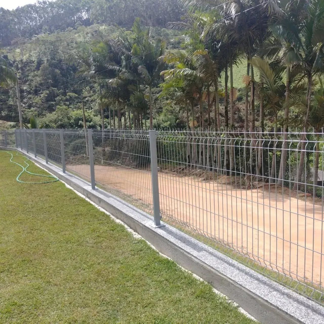 Painel gradil com revestimento em PVC de alta aderência / Gradil revestido  - Foto 4