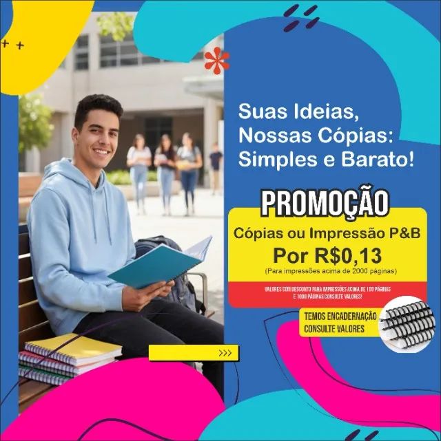 apostilas e copias em promoção