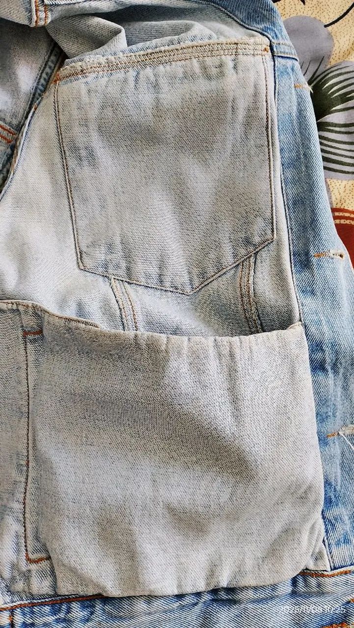 Jaqueta Jeans sem Manga  - Foto 4