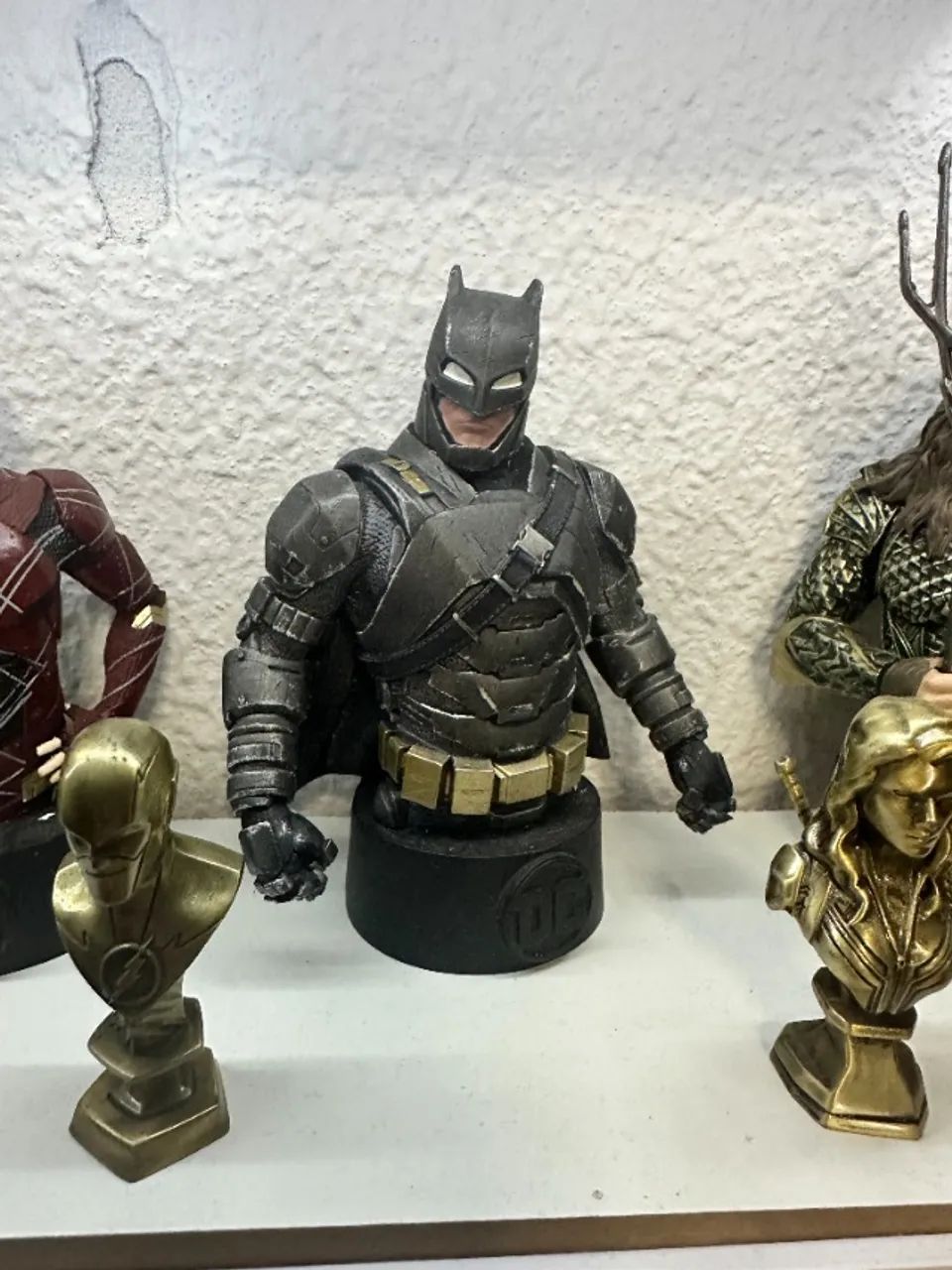 Liga da Justiça Completa Coleção Bustos da Eaglemoss