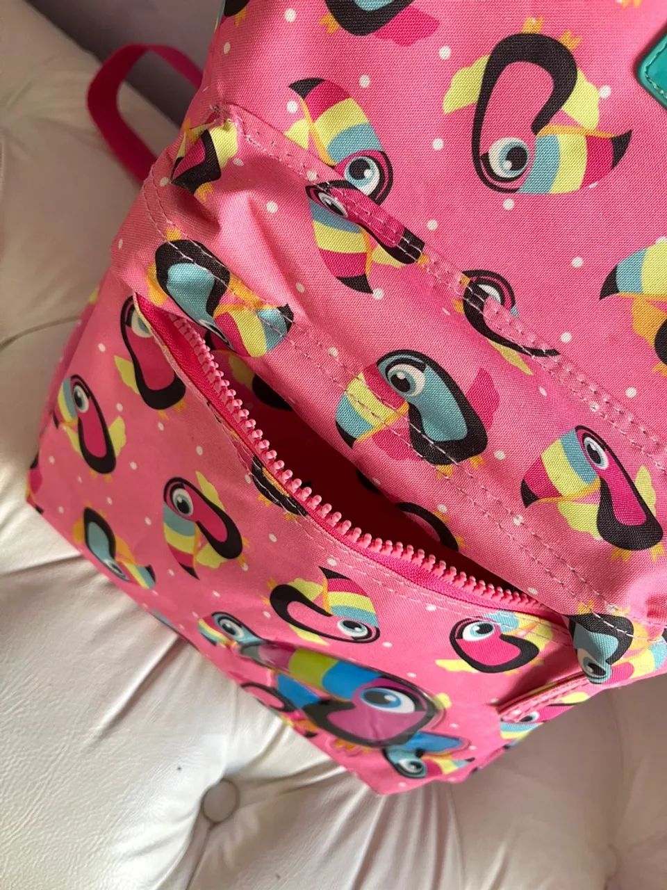 Mochila Puket Infantil Tucano Rosa - Foto 2