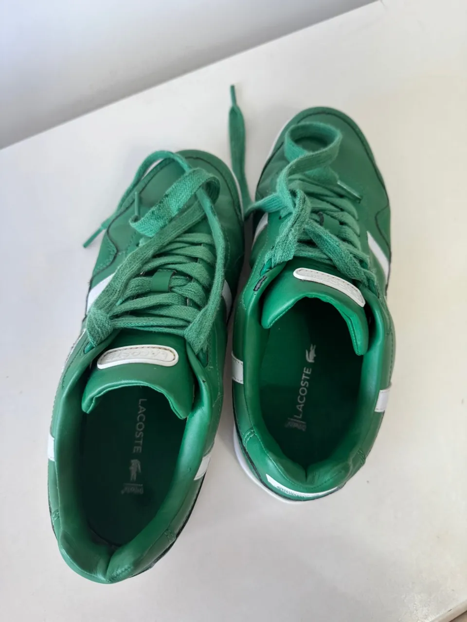 Tênis Lacoste Verde - 38 - Original - Praticamente Novo