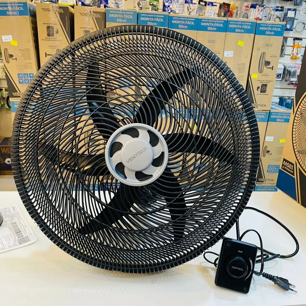 Ventilador Parede 50cm 135w - Monta Facil  - Foto 2