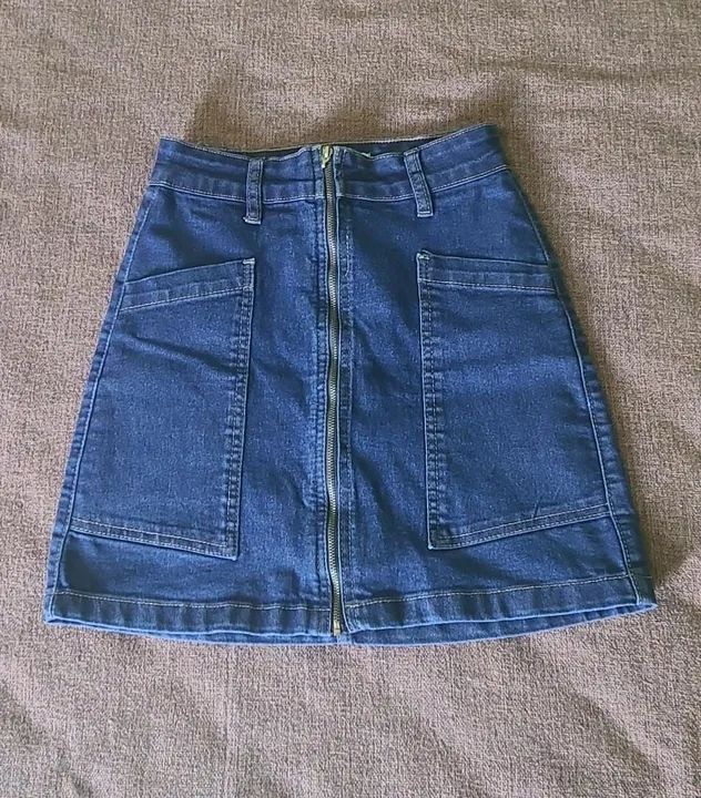 Saia Jeans Azul