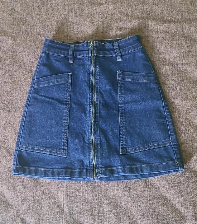 Saia Jeans Azul
