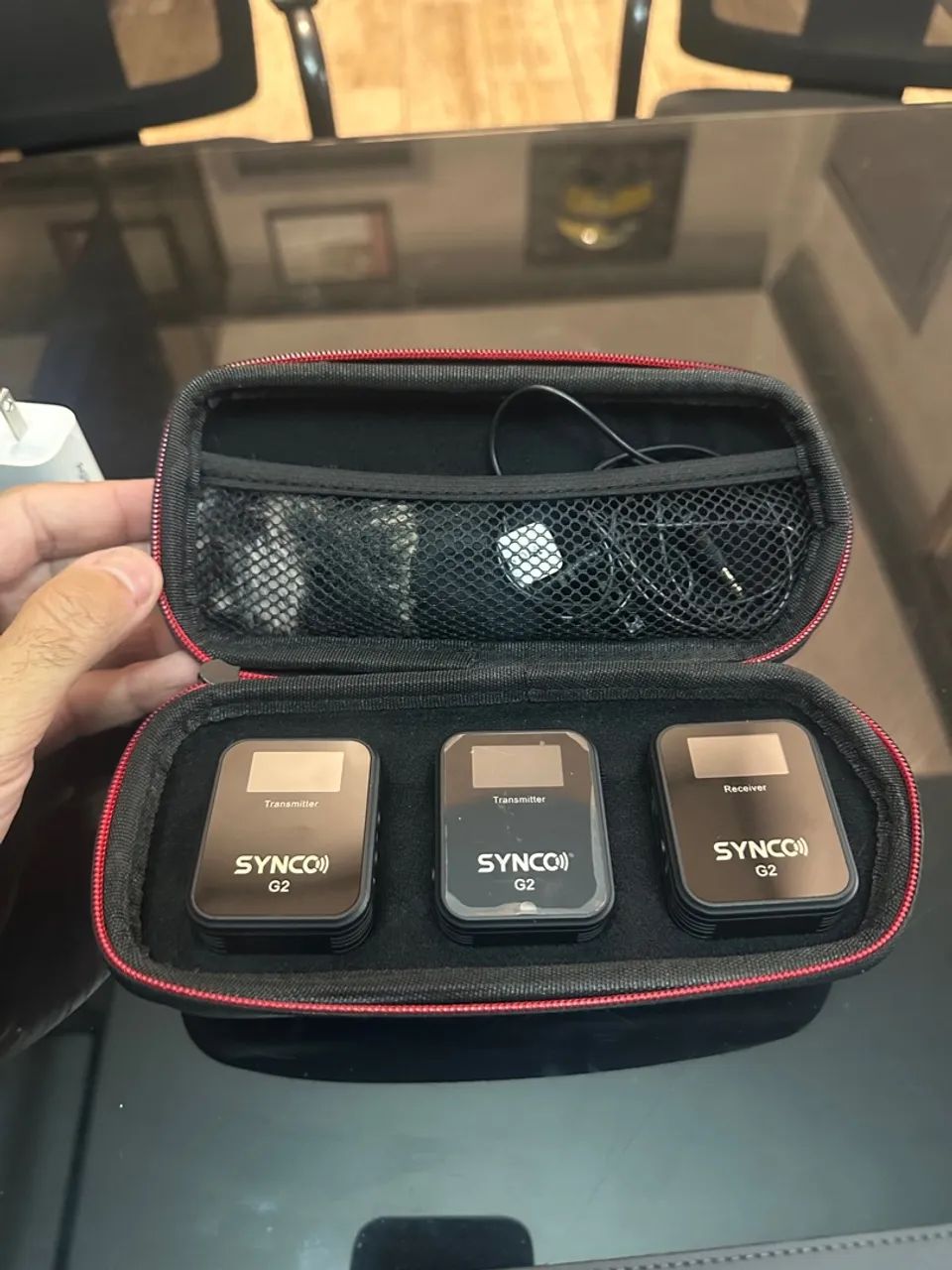 Microfone de Lapela Sem Fio SYNCO G2 (A2) 2.4G - Transmissor Duplo