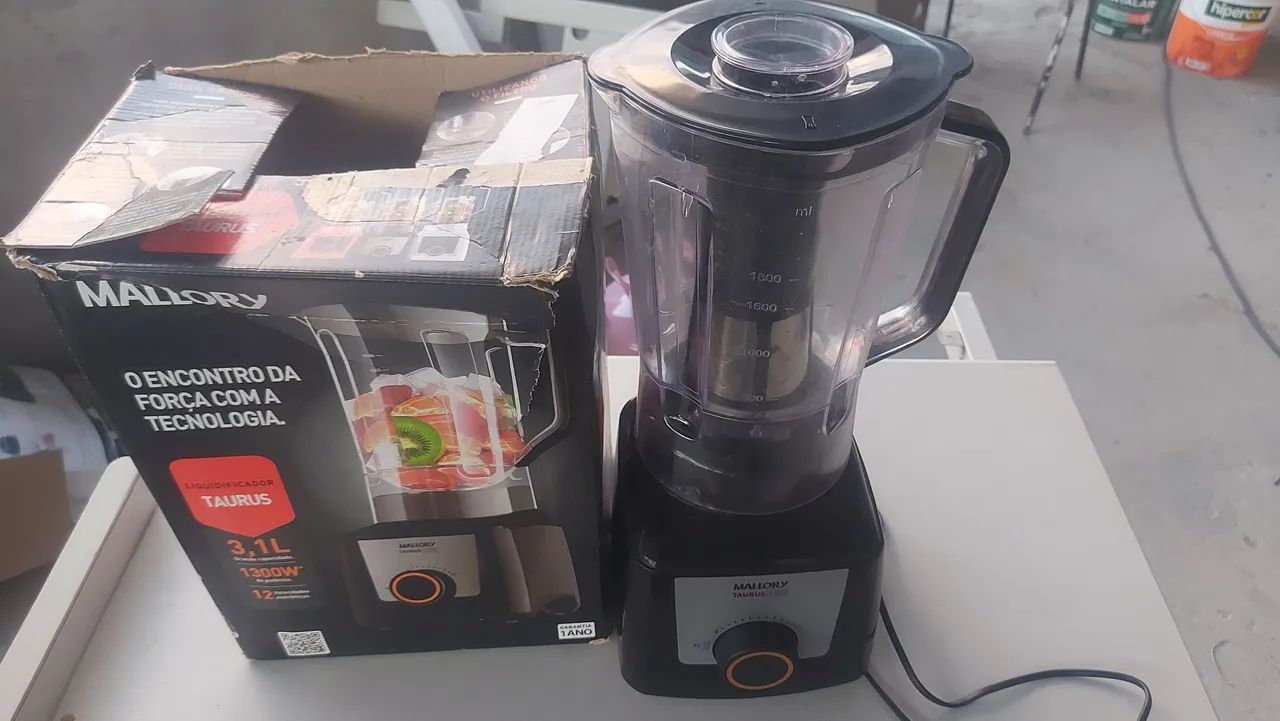 Liquidificador Mallory Taurus 3,1L 1300W
