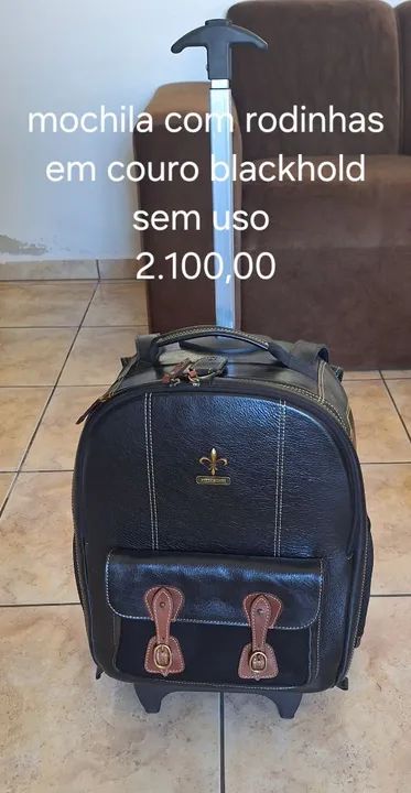 Mochila em couro para câmera e outros equipamentos para fotografia - Foto 4