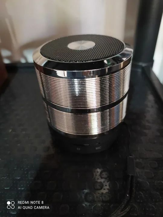 Mini caixinha de som Bluetooth portátil MP3 USB rádio<br>