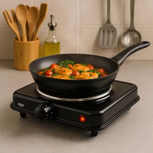 Fogão elétrico de mesa  Elgin Single cook cor preto - 1 queimador - Foto 6