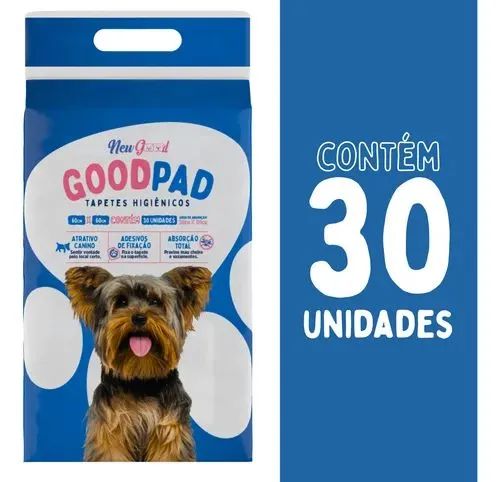 Tapete higiênico pet cachorro 60x60 30 unidades 