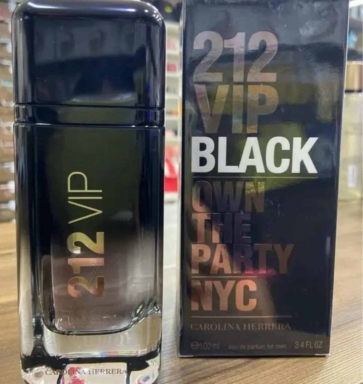 Perfume 212 VIP Black Carolina Herrera 100ml
