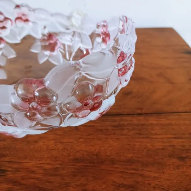 Cesta de Cristal Lapidado - Nova  - Foto 2
