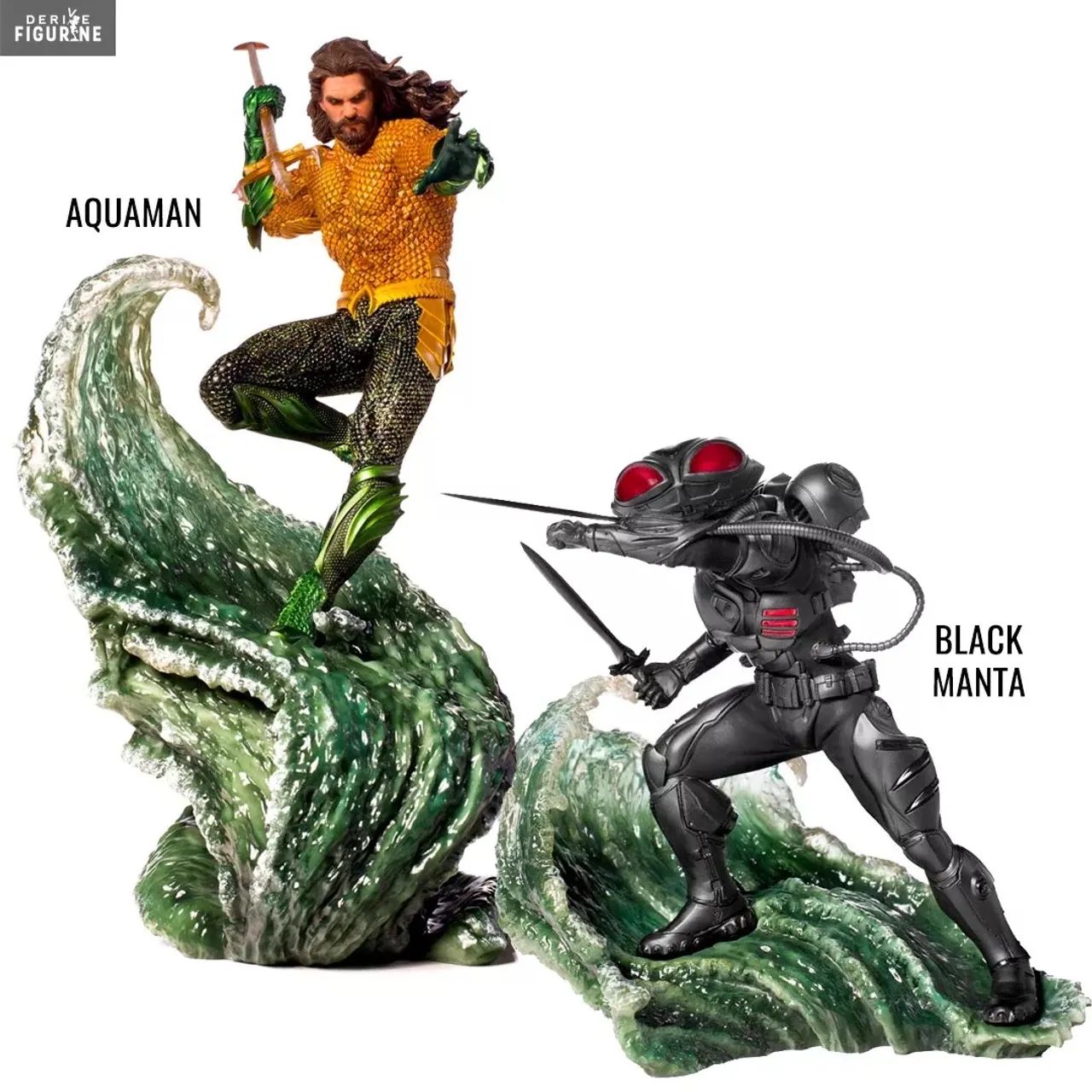 Aquaman + Black Manta 1/10 Iron Studios 