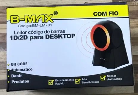 Leitor De Código De Barras Automático/QR Code 1D/2D B-max LM701  - Foto 3