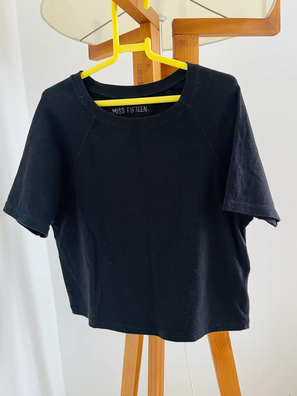 CAMISETA CURTA PRETA INFANTIL