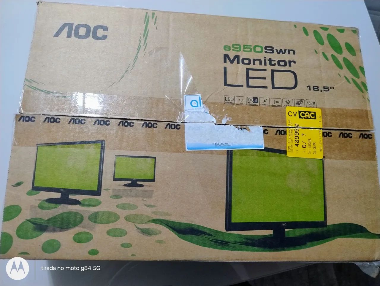 Monitor AOC E950 LED NOVO - Foto 4