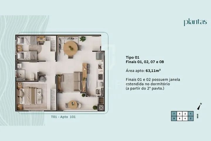 Apartamento Ibiza Beach Club - Piçarras 