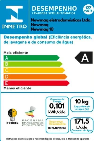 *Tanquinho Semiautomático Newmaq 10 Kg Pronta Entrega  - Foto 4