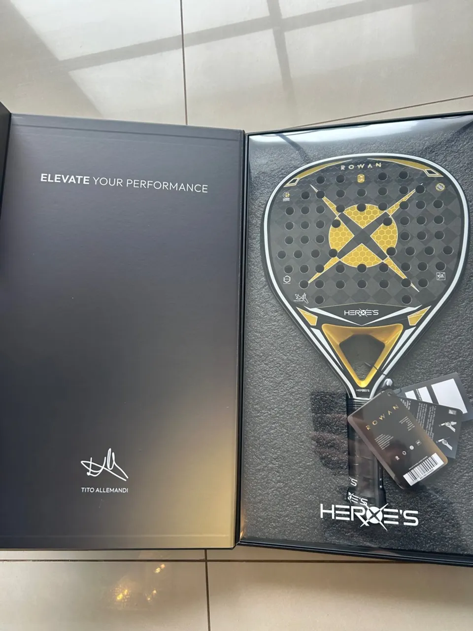 Raquete de Padel Rowan Heroes Tito Alemandi
