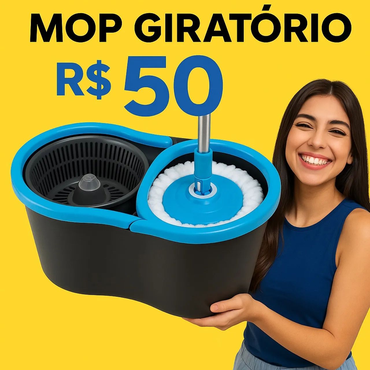 Mop Giratório R$ 50 ( novo) 