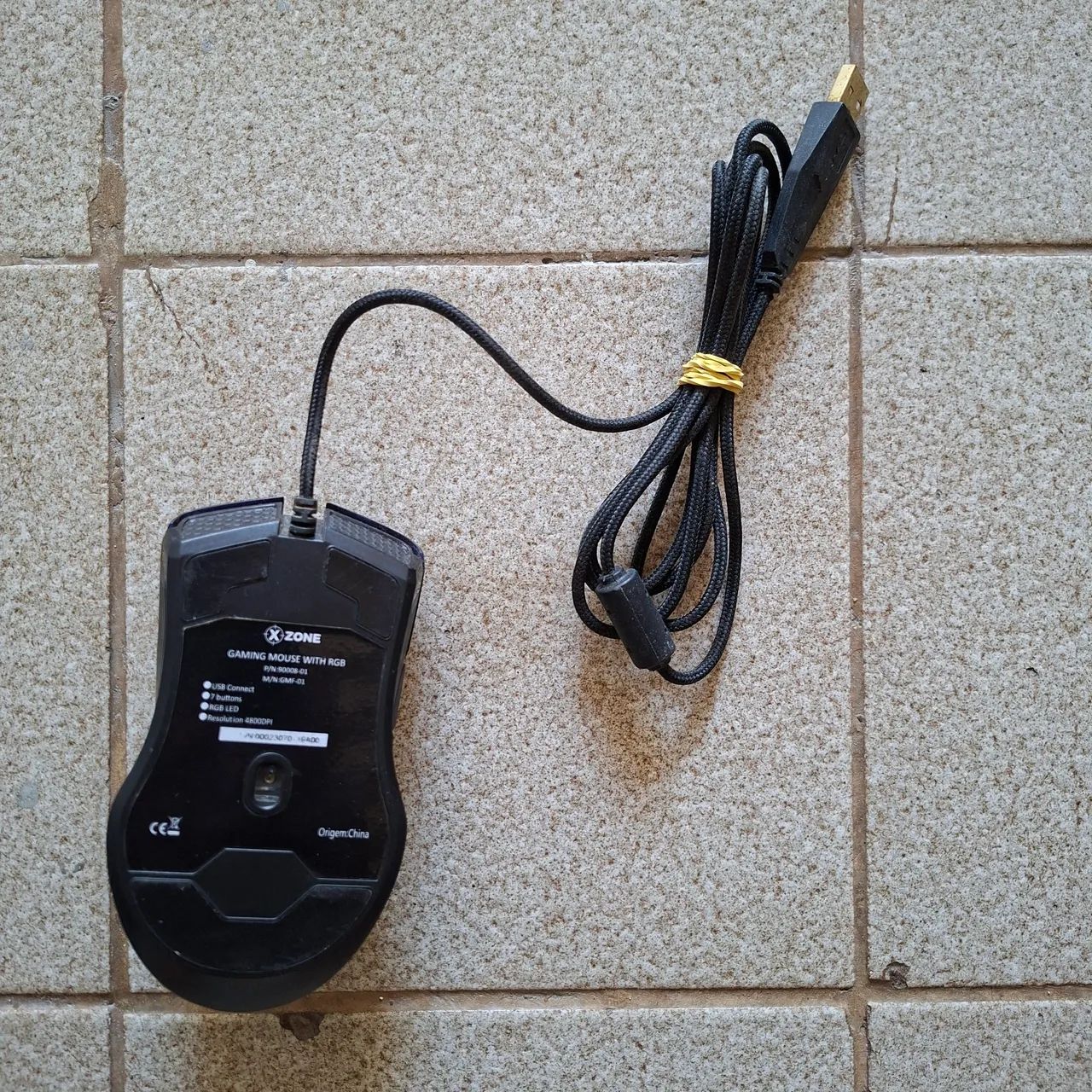 Mouse Gamer X Zone RGB na caixa! - Foto 5