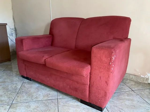 Sofá 2 Lugares Vermelho - Confortável - Foto 4
