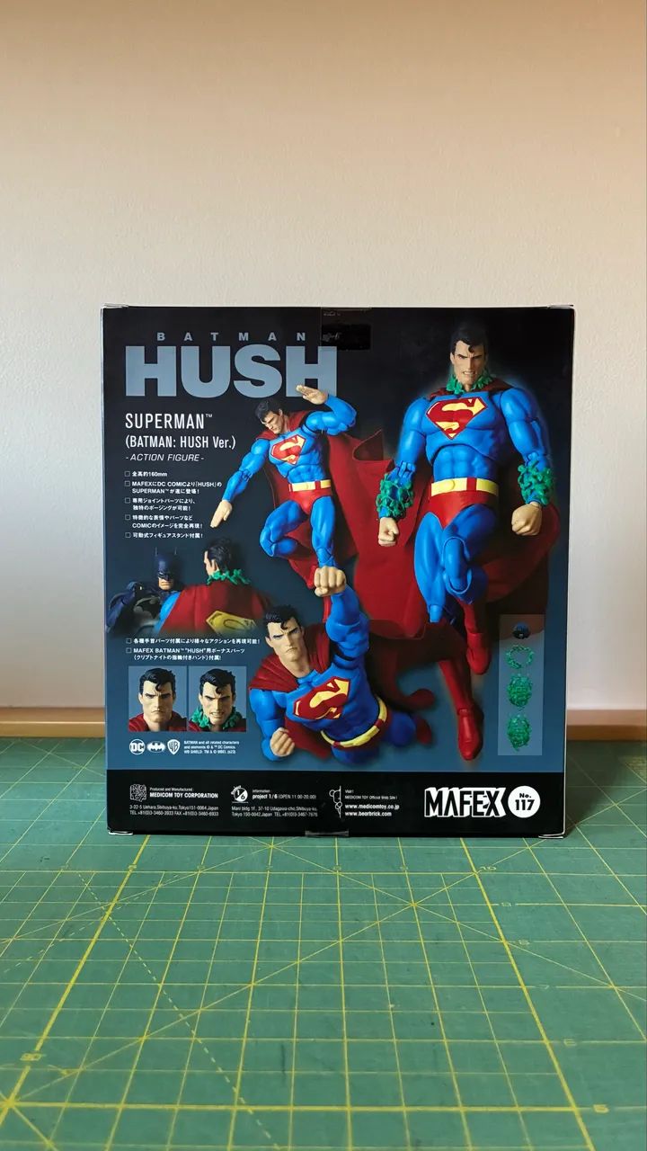 Superman Hush Mafex Relançamento 64520757472898122