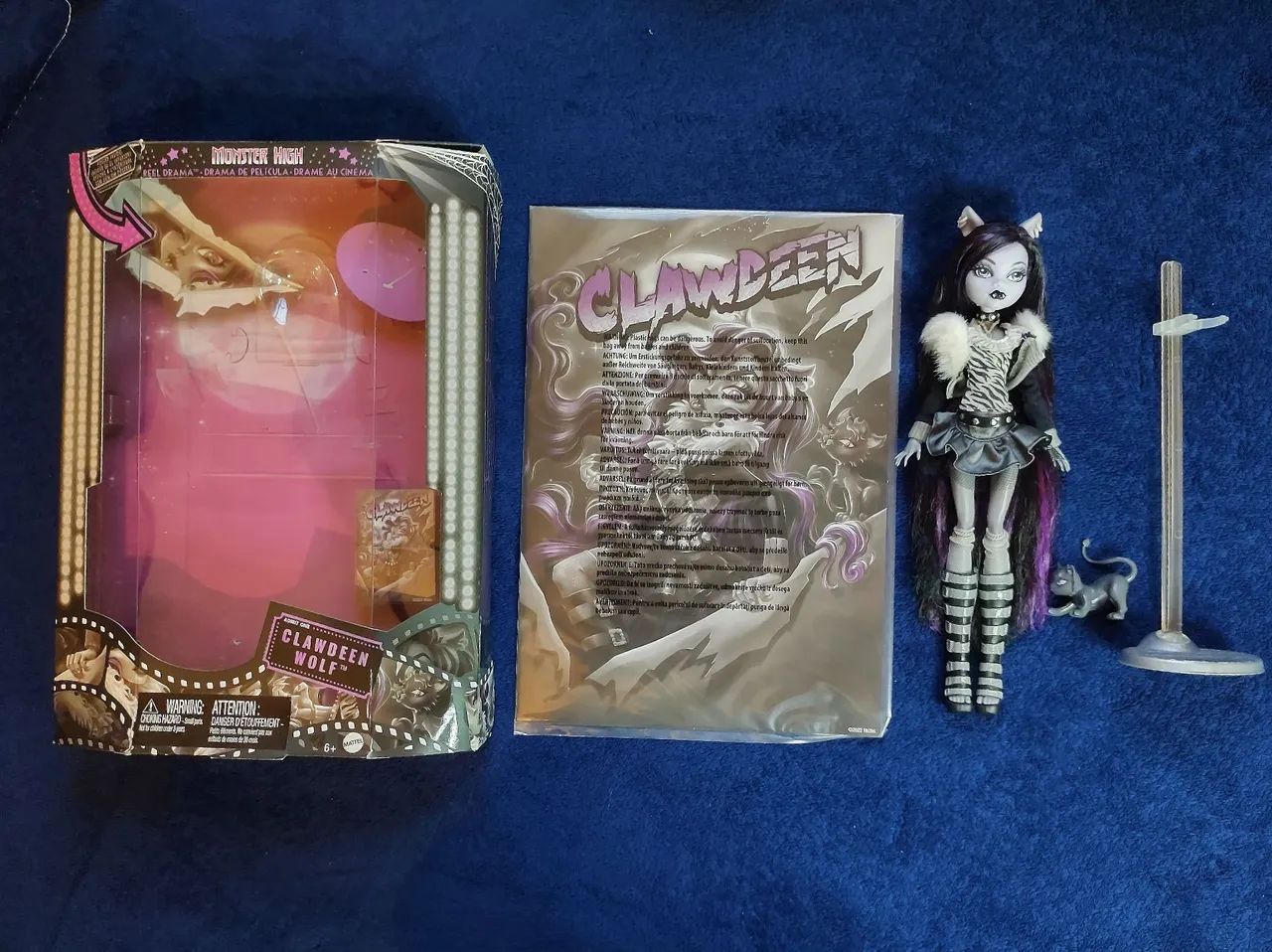 Boneca Monster High Clawdeen Wolf - Reel Drama