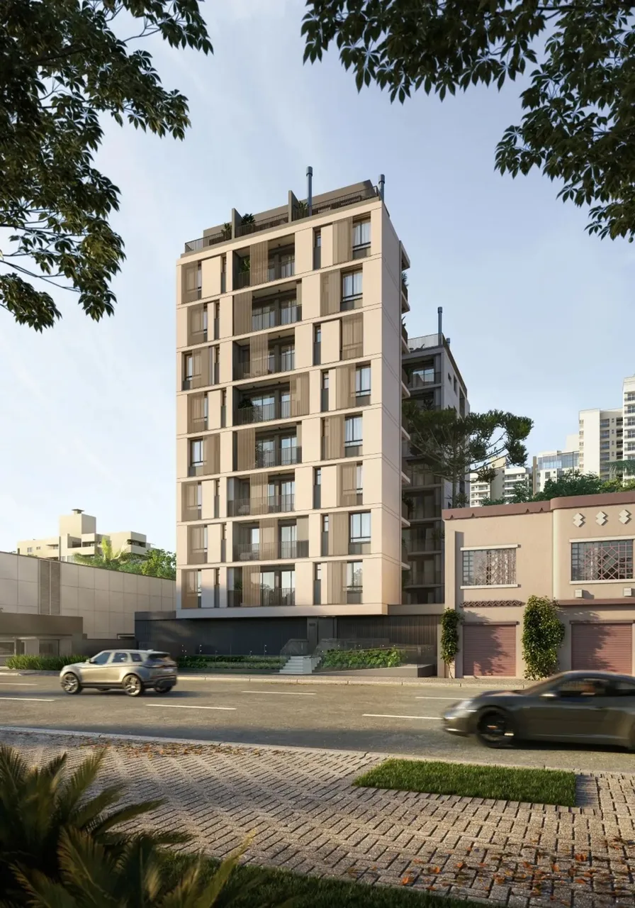 Studio à venda em Curitiba, Mercês, com 1 quarto, 31,62m²
