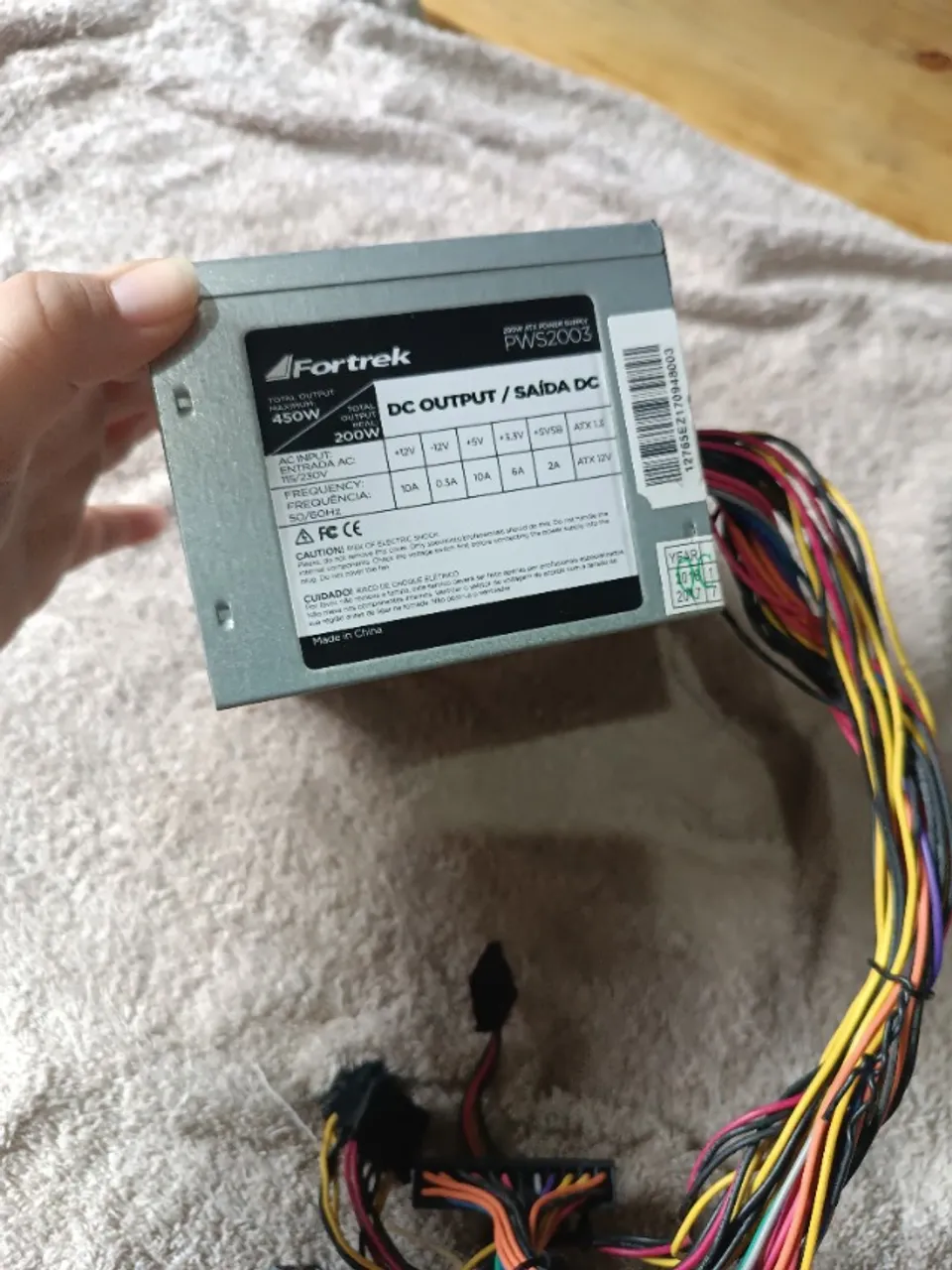 Fonte Atx Fortrek 450w - USADA