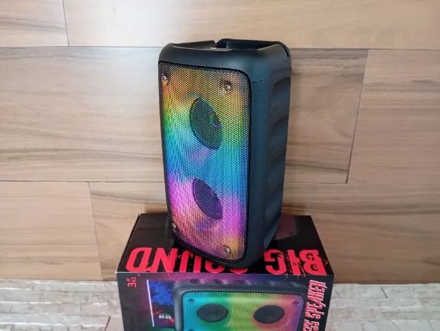Caixa de Som Bluetooth RGB KTS 20w Potência - Foto 4