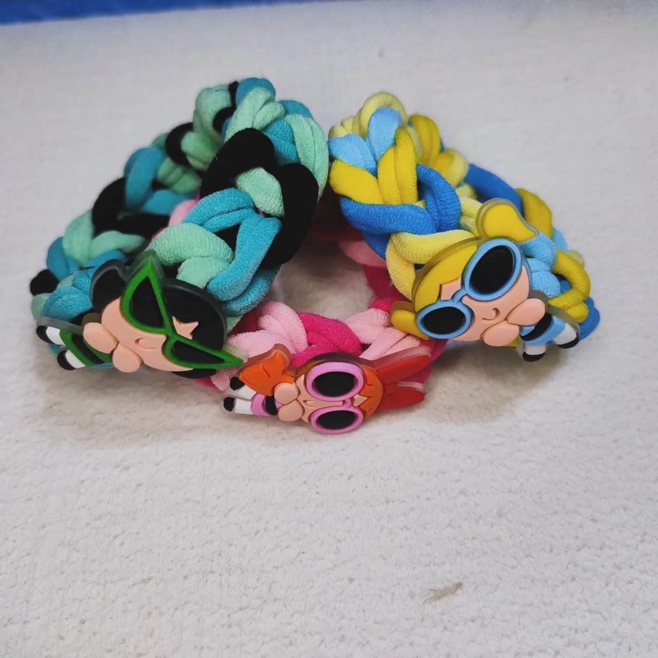 Kit de pulseiras infantis Powerpuff Girls - Foto 2