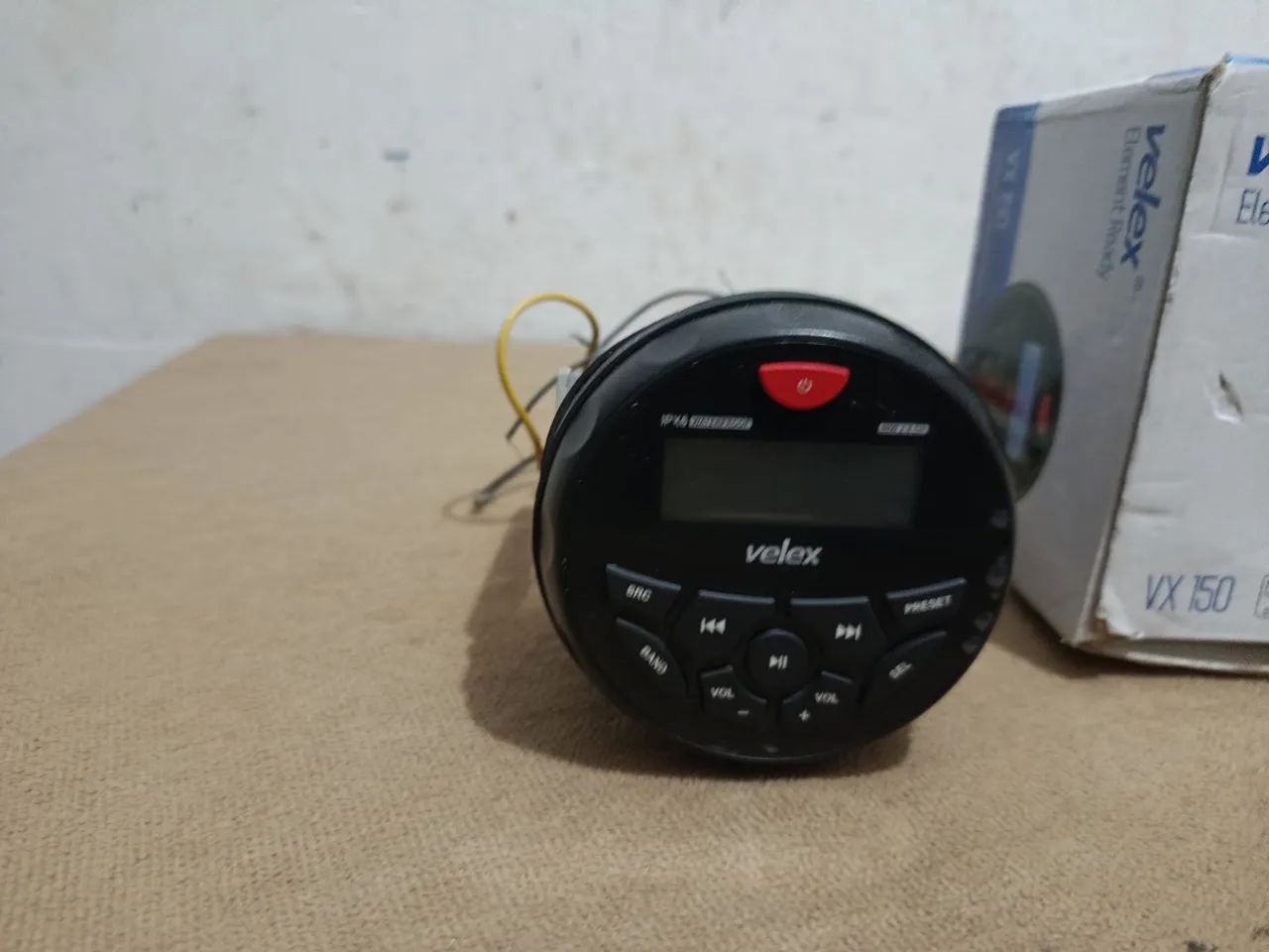 Som marinizado velex vx150 mp3 USB AM/FM  e bluetooth 
