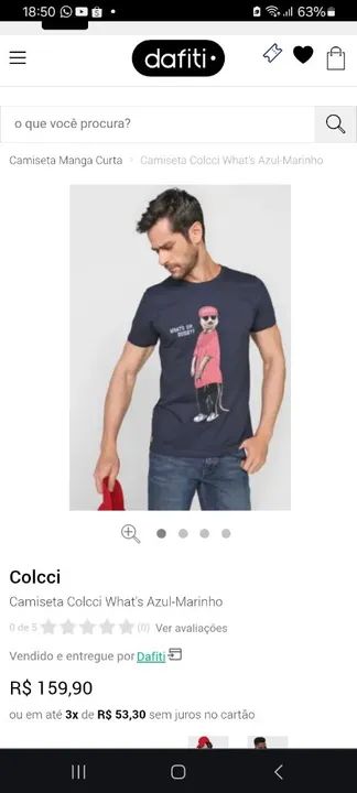 Camiseta Colcci Original Tam G - Foto 4